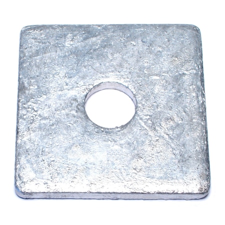 Midwest Fastener Square Washer, Fits Bolt Size 5/8 in , Steel Galvanized Finish, 127 PK 09753